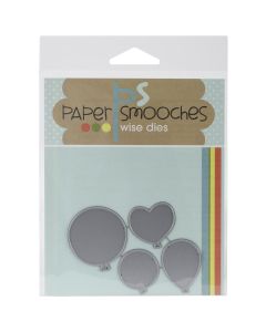 Paper Smooches Die-Balloons