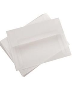 Leader Paper Products Leader A6 Parchlucent Vellum Envelopes (4.75"X6.5") 25/Pkg-Clear - Leader A6 Parchlucent Vellum Envelopes (4.75"X6.5") 25/Pkg-Clear