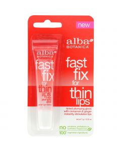 Alba Botanica Fast Fix For Thin Lips - .25 oz - case of 6