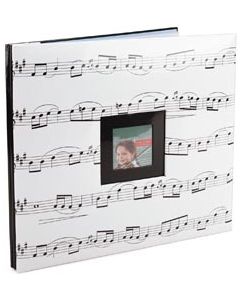 MBI Sport & Hobby Post Bound Album W/Window 12"X12"-Music