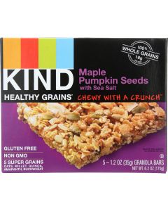 Kind Bar - Granola - Healthy Grains - Maple Pumpkin Seeds with Sea Salt - 5/1.2 oz - case of 8