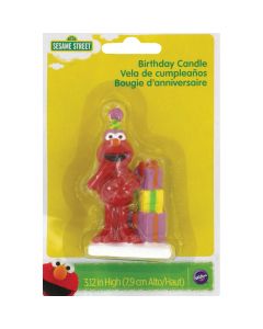 Wilton Candle 3.125" 1/Pkg-Elmo