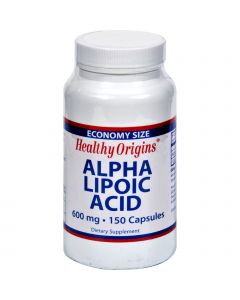 Healthy Origins Alpha Lipoic Acid - 600 mg - 150 Capsules