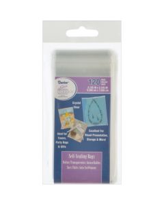 Darice Self-Sealing Bags 120/Pkg-2.125"X3.125" Clear
