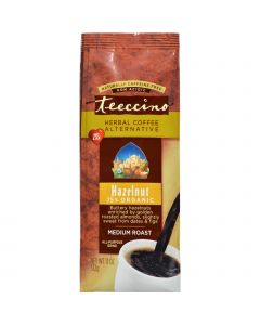 Teeccino Mediterranean Herbal Coffee - Hazelnut - Medium Roast - Caffeine Free - 11 oz
