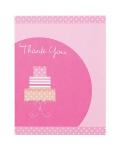 Wilton Thank You Card Kit Makes 12 -Bridal Shower
