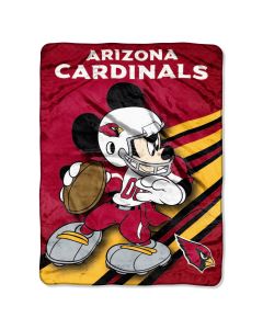 The Northwest Company Cardinals 46"x60" Mickey Micro Raschel Throw (NFL) - Cardinals 46"x60" Mickey Micro Raschel Throw (NFL)