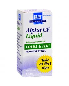 Boericke and Tafel Alpha CF Liquid - 1 fl oz