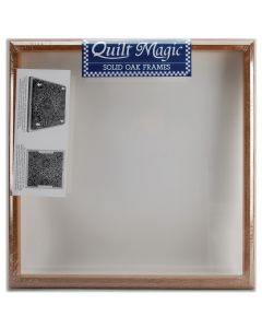 Quilt Magic Frame 15.5"X15.5"-Oak