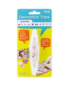 Plus Corporation Decoration Tape Pen-Butterflies