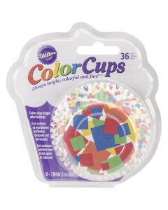 Wilton ColorCup Standard Baking Cups-Confetti 36/Pkg