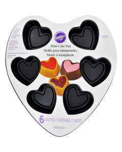 Wilton Heart Cake Pan -6 Cavity