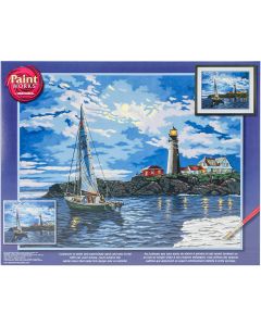 Dimensions Paint Works Paint By Number Kit 20"X16"-Twilight Beacon