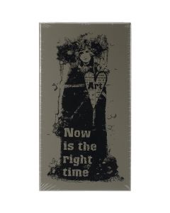 Prima Marketing Finnabair Wood Mounted Stamps 2.5"x5" -Now Is The Right Time