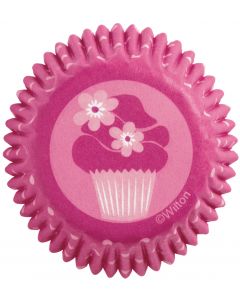 Wilton Mini Baking Cups-Pink Party 100/Pkg