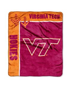 The Northwest Company Virginia Tech "School Spirit" 50"x60" Raschel Throw (College) - Virginia Tech "School Spirit" 50"x60" Raschel Throw (College)