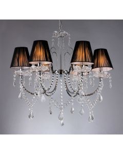 Warehouse of Tiffany 6-way Crystal Chandelier