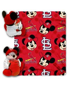 The Northwest Company Cardinals  Mickey Hugger w/ 40"x50" Fleece Throw (MLB) - Cardinals  Mickey Hugger w/ 40"x50" Fleece Throw (MLB)