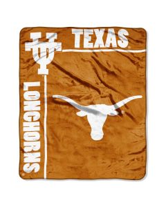 The Northwest Company Texas "School Spirit" 50"x60" Raschel Throw (College) - Texas "School Spirit" 50"x60" Raschel Throw (College)