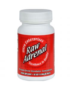Ultra Glandulars Raw Adrenal - 200 mg - 60 Tablets