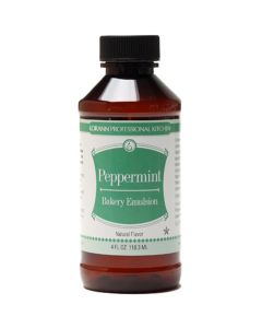 Lorann Oils Bakery Emulsions Natural & Artificial Flavor 4oz-Peppermint