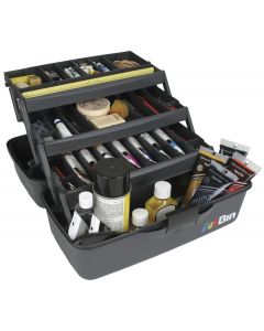 ArtBin Essentials Tray Tote 3-15"X8"X8.5" Black