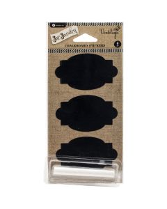 Hampton Art Chalkboard Stickers 6/Pkg-Oval