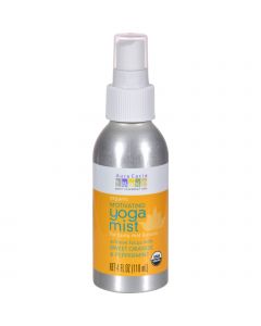 Aura Cacia Organic Yoga Mist - Motivating Sweet Organe and Peppermint - 4 oz