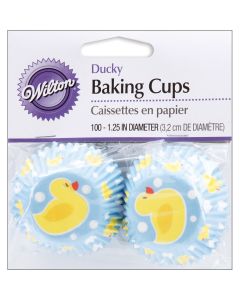 Wilton Mini Baking Cups-Ducky 100/Pkg