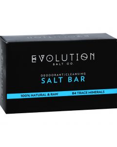 Evolution Salt Crystal Salt Bar - Deodorant Cleansing - 9 oz