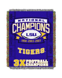 The Northwest Company LSU College "Commemorative" 48x60 Tapestry Throw