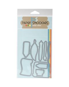 Paper Smooches Die-Just A Note Icons