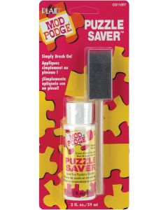 Plaid:Craft Mod Podge Puzzle Saver W/Foam Brush-2oz