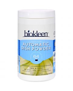Biokleen Auto Dish Powder - Free and Clear - Case of 12 - 32 oz