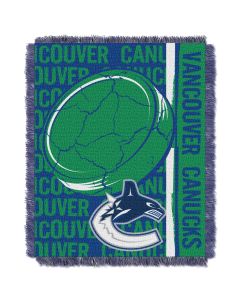 The Northwest Company Canucks  48x60 Triple Woven Jacquard Throw - Double Play Series