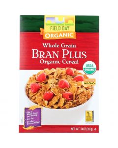 Field Day Cereal - Organic - Whole Grain - Bran Plus - 14 oz - case of 10