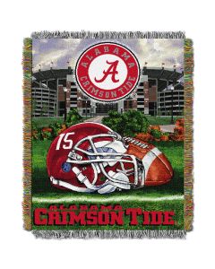 The Northwest Company Alabama College "Home Field Advantage" 48x60 Tapestry Throw