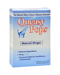Three Lollies Queasy Pops Ginger - 7 Pops
