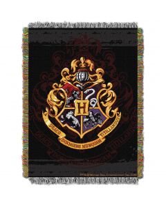 The Northwest Company Harry Potter Hogwarts Dcor Entertainment 48x60 Metallic Tapestry Throw