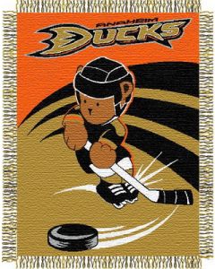 The Northwest Company Ducks 044 baby 36"x 46" Triple Woven Jacquard Throw (NHL) - Ducks 044 baby 36"x 46" Triple Woven Jacquard Throw (NHL)