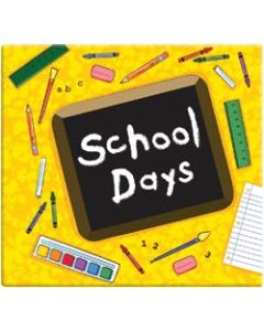 MBI School Days Post Bound Album 12"X12"-Yellow
