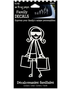 Plaid:Craft Me & My Peeps Family Decals 3"X4.25"-Shopping Mom
