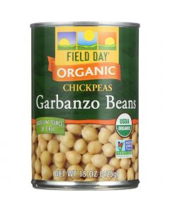 Field Day Beans - Organic - Garbanzo - 15 oz - case of 12