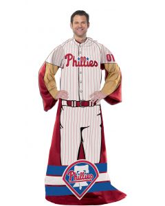 The Northwest Company Phillies  "Uniform" Adult Fleece Comfy Throw