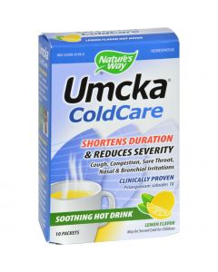 Nature's Way Umcka ColdCare Soothing Hot Drink Lemon - 10 Packets