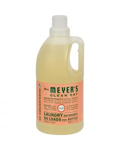 Mrs. Meyer's 2X Laundry Detergent -Geranium - Case of 6 - 64 oz