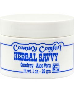 Country Comfort Herbal Savvy Comfrey Aloe Vera - 1 oz