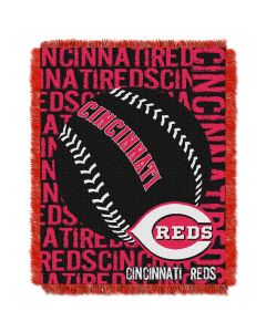The Northwest Company Reds  48x60 Triple Woven Jacquard Throw - Double Play Series