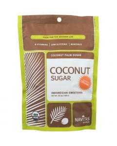 Navitas Naturals Coconut Palm Sugar - Organic - 16 oz - case of 6