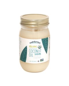 Harvest Bay Organic Coconut Oil - Extra Virgin Refined - Case of 6 - 14 Fl oz.